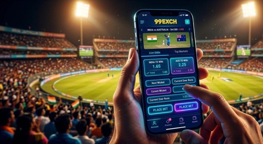 99Exch app mobile interface